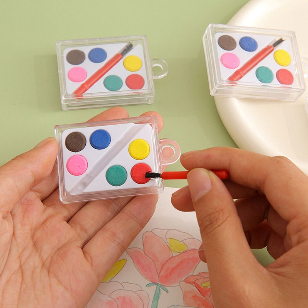 Watercolor Paint Set Solid Pigment - High Quality with Painting Brush Watercolor