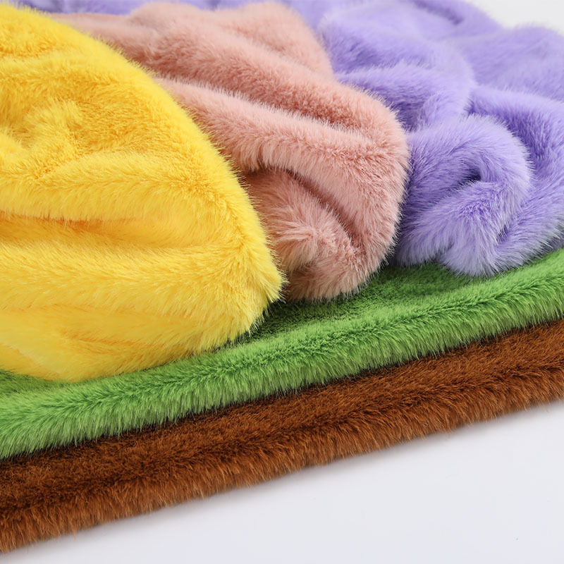 Sewing - High Low Pile Faux Plush Fabric