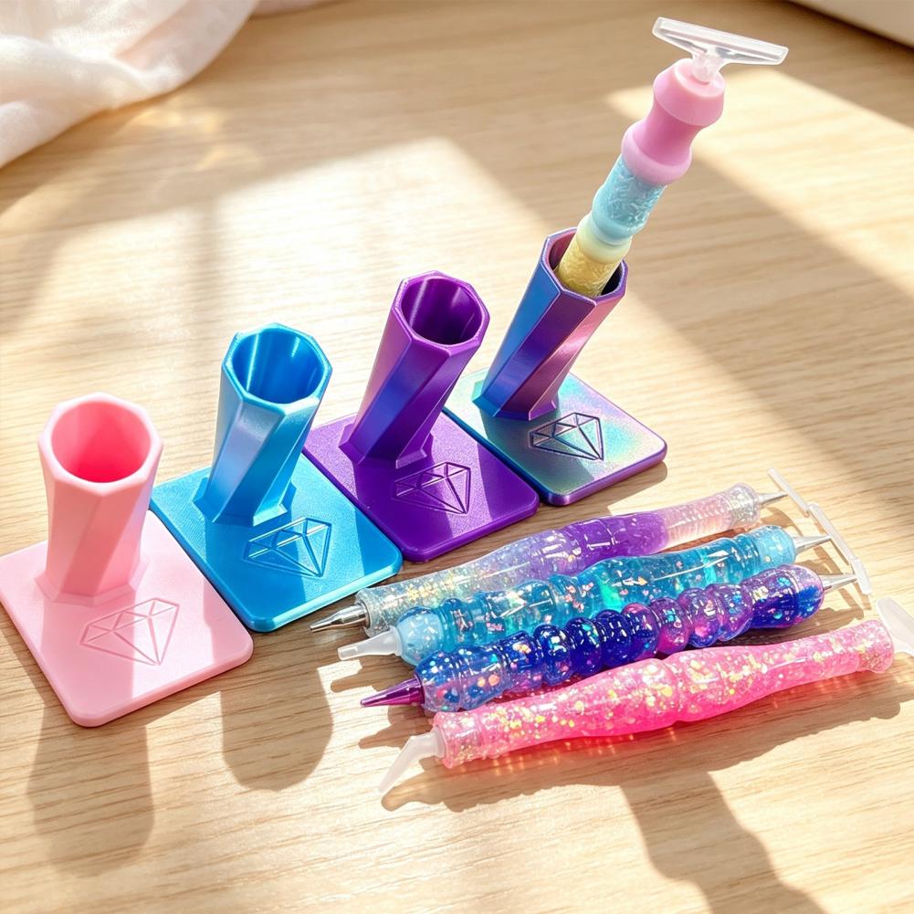 Painting Supplies - Dotting Pen Stand 3d Printed Diamond