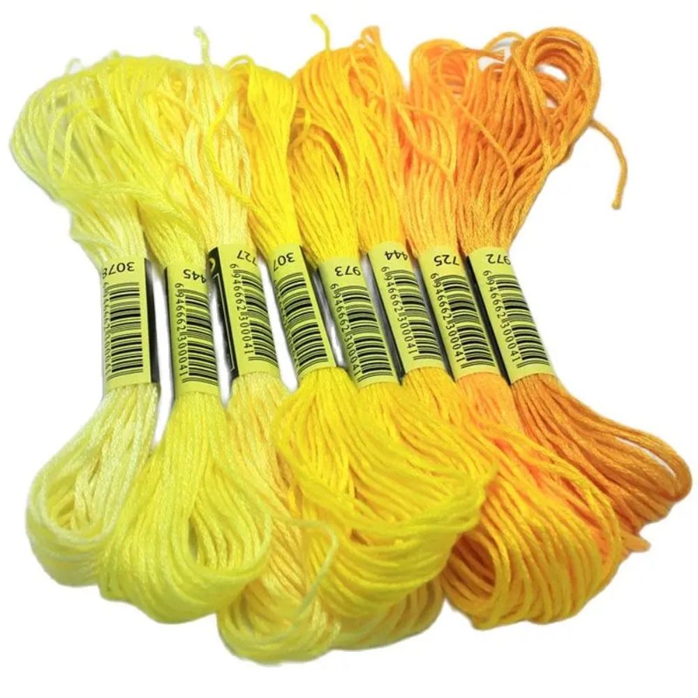 Cotton Embroidery Thread Skeins - Cross Stitch Thread The Unique Style