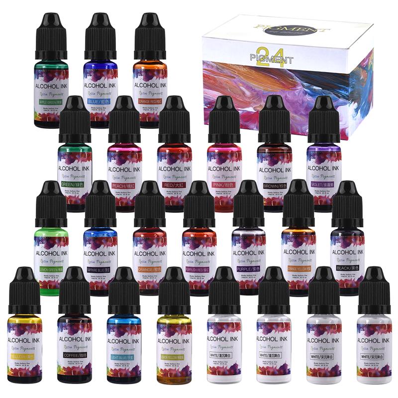 Silicone Epoxy Resin Molds Set - Epoxy Resin Pigments Kit DIY Candle