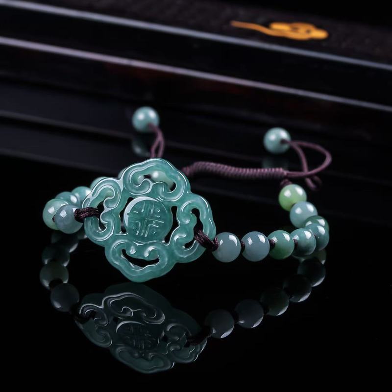 Beading - Natural Jadeite A-grade Bracelet Original Design