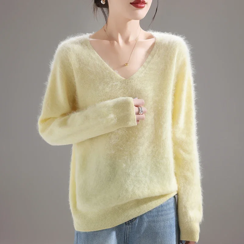Embroidery - 2025 Women's 100% Merino Wool Sweater,