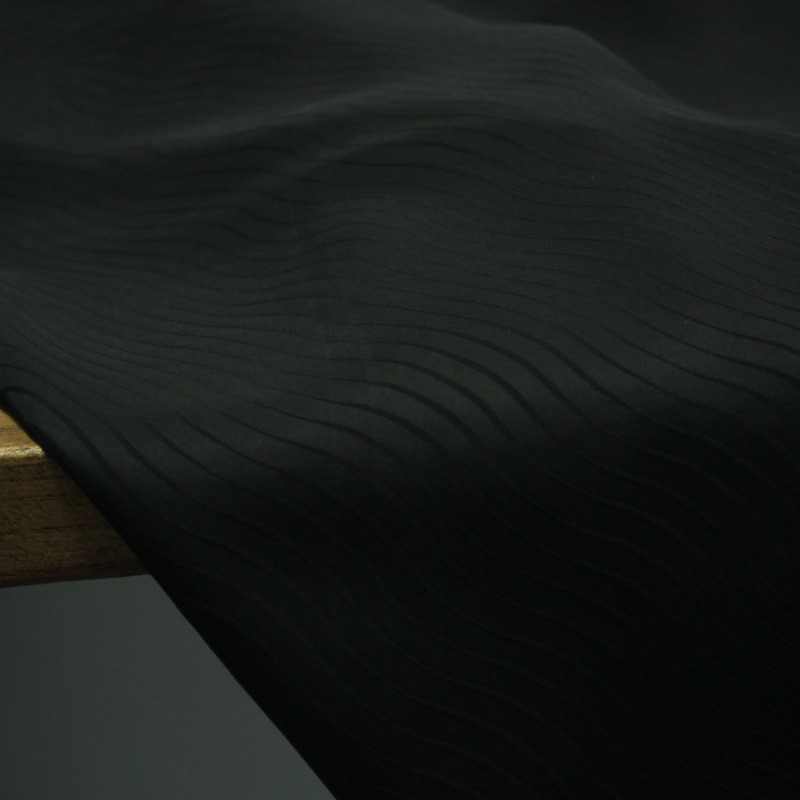 Sewing - Cupro Jacquard Fabric Silky Soft Drapey
