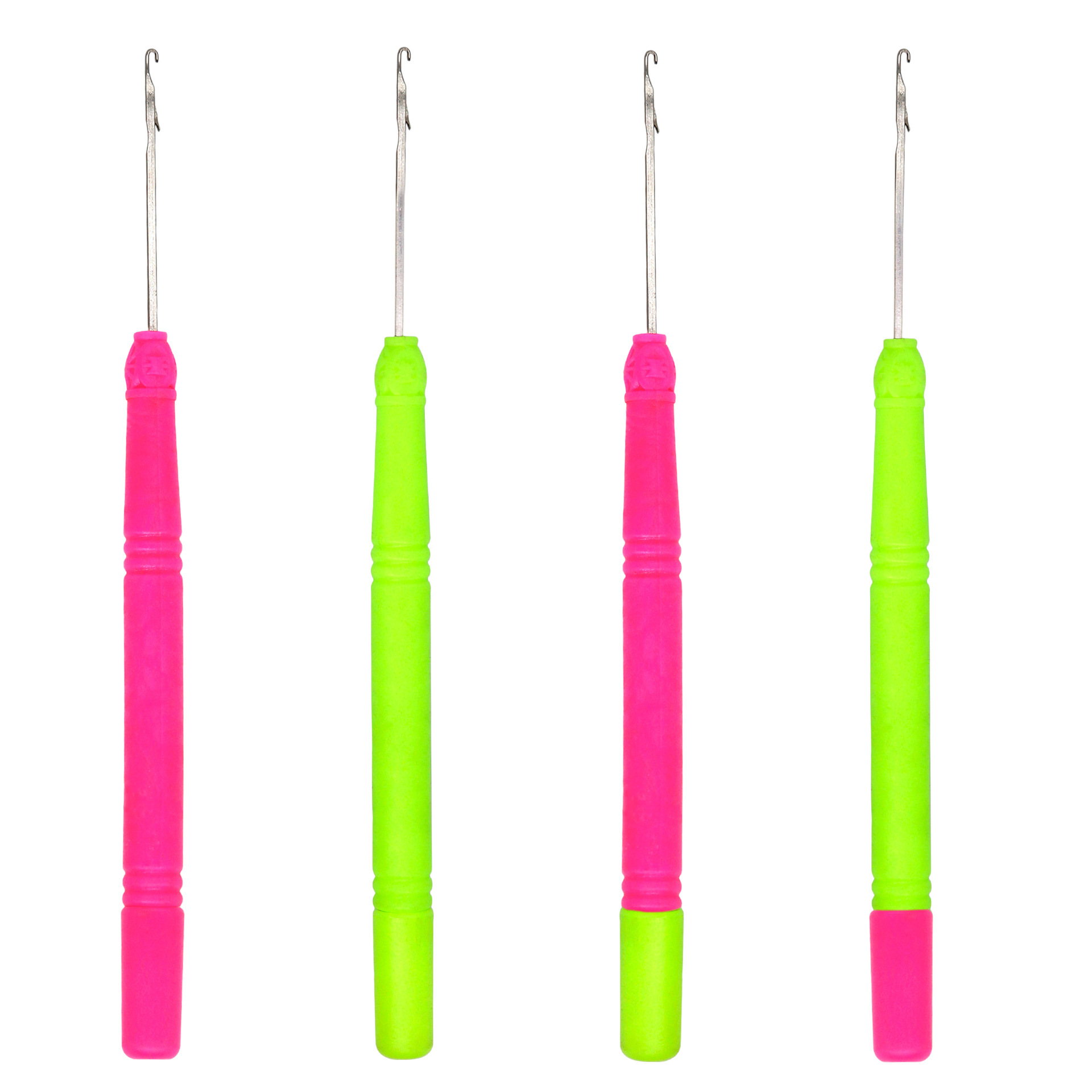 Wooden Crochet Hooks Ergonomic Handle - Crochet Hooks for Dreadlock Braiding Pink