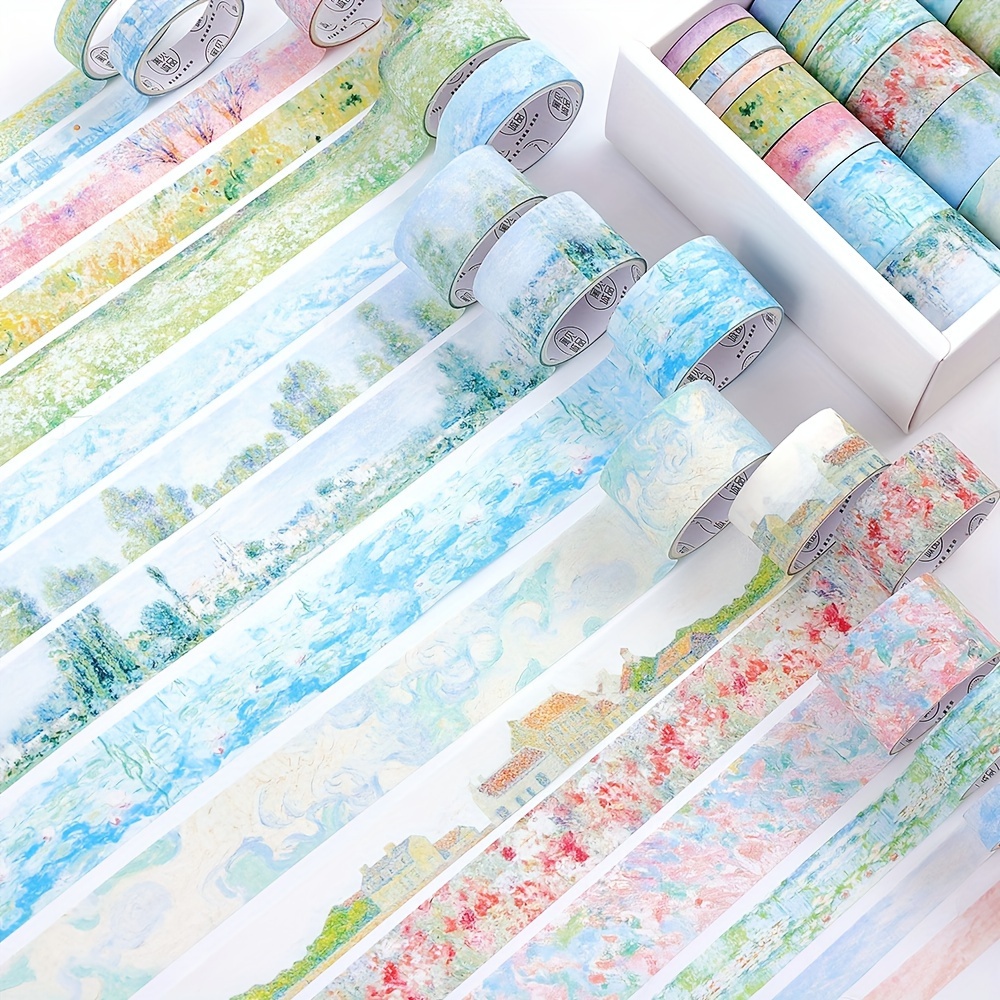 Painting Supplies - 20 Rolls Vintage Garden Washi Tape
