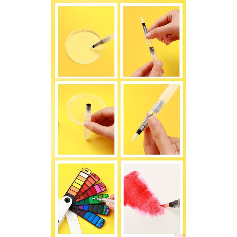 Portable Folding Watercolor Pa - Watercolor Paint Set Solid Pigment ulasan dan harga