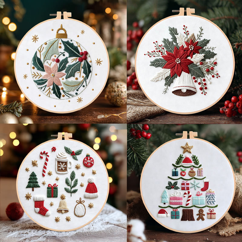 DIY Embroidery Christmas Tree  - Embroidery ulasan dan harga