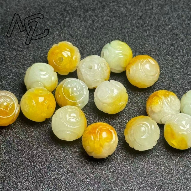 5pcs Natural Yellow Emerald Ja - Beading ulasan dan harga