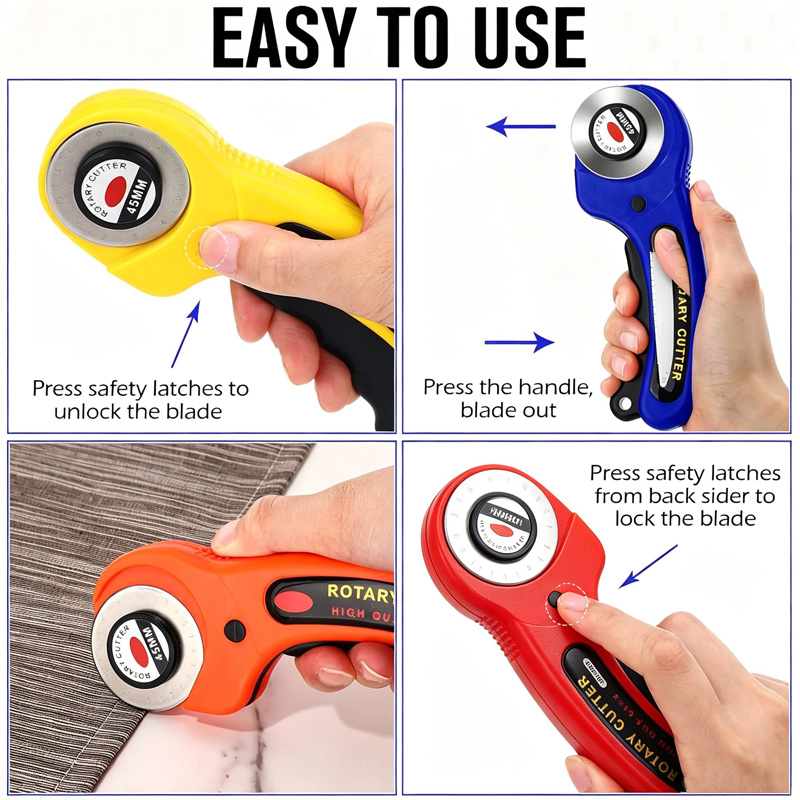 Fabric Rotary Cutter 45mm Blad - Rotary Cutter For Fabric 45Mm ulasan dan harga