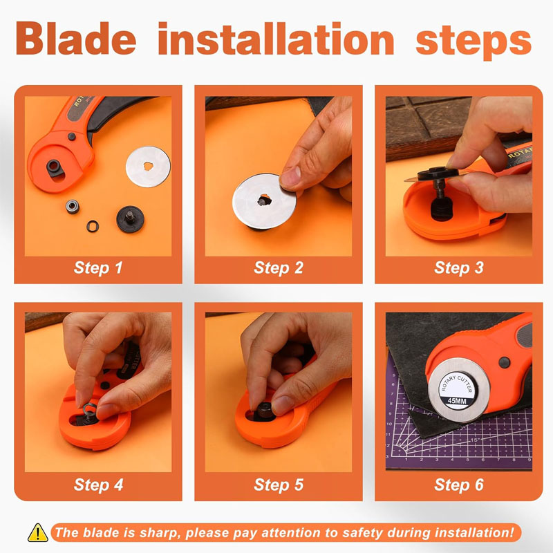 Fabric Rotary Cutter 45mm Blad - Rotary Cutter For Fabric 45Mm ulasan dan harga