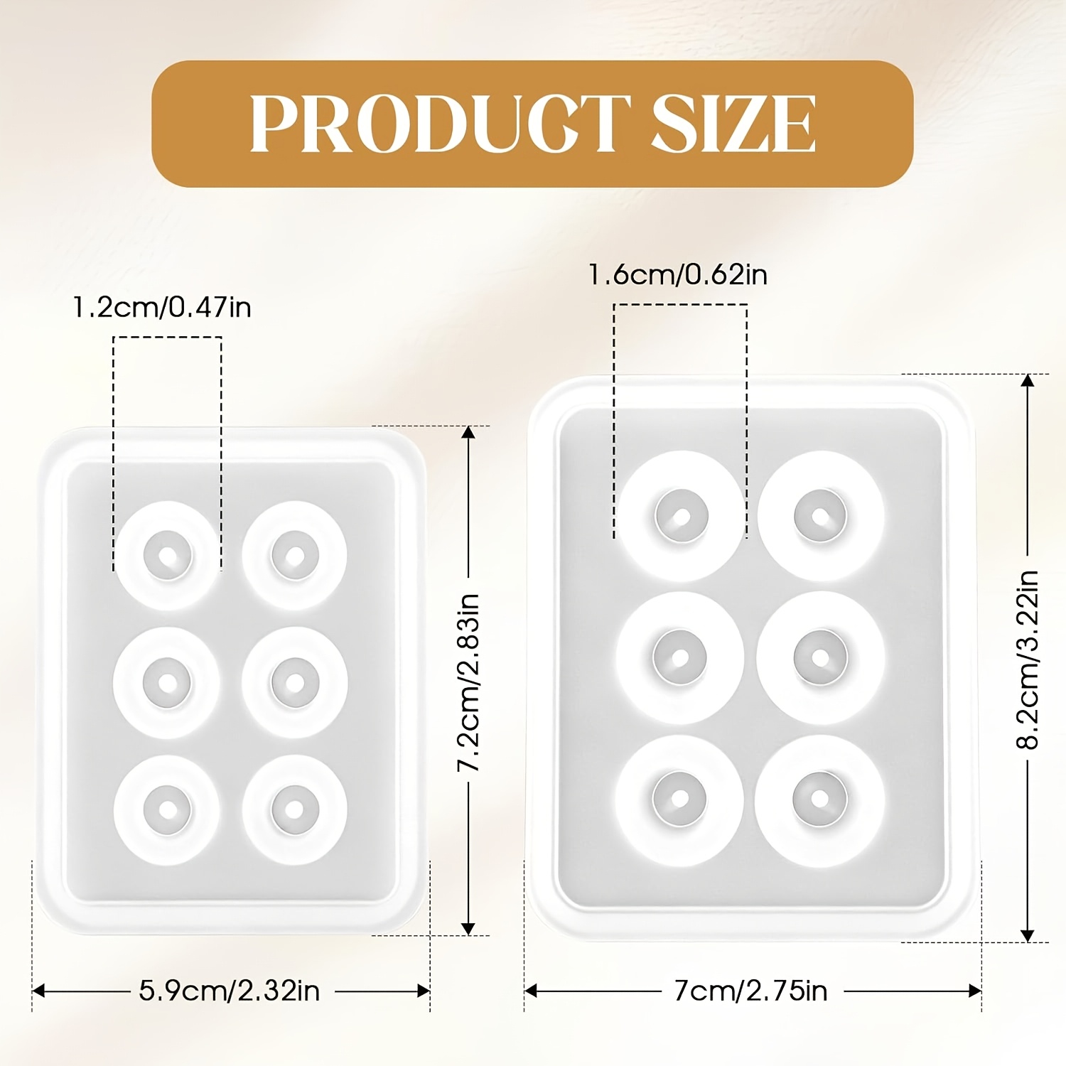Two Perforated Spherical Silic - Silicone Epoxy Resin Molds Set ulasan dan harga