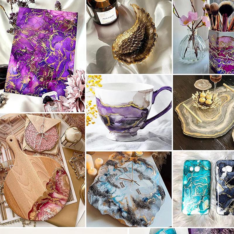 1 Set Resin Pigment Kit Art In - Silicone Epoxy Resin Molds Set ulasan dan harga