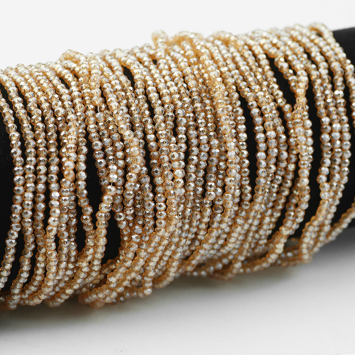 WLYeeS Flat Round Gold Champag - Glass Seed Beads 2Mm Jewelry Making ulasan dan harga