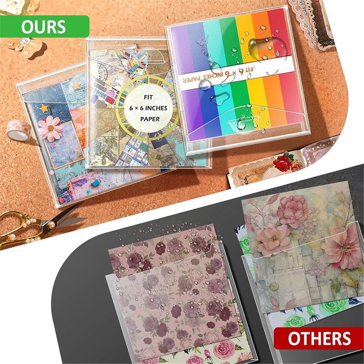 (A02R] 6x6Inch Scrapbook Stora - Scrapbooking ulasan dan harga