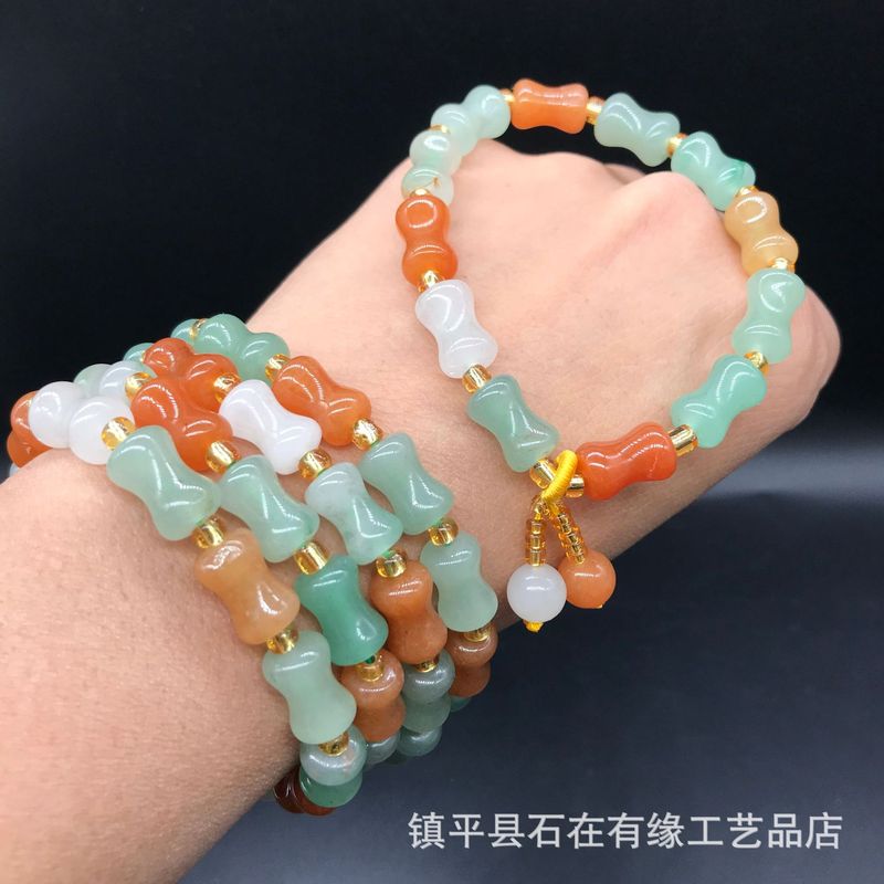 Natural Aventurine Bamboo , Go - Beading ulasan dan harga