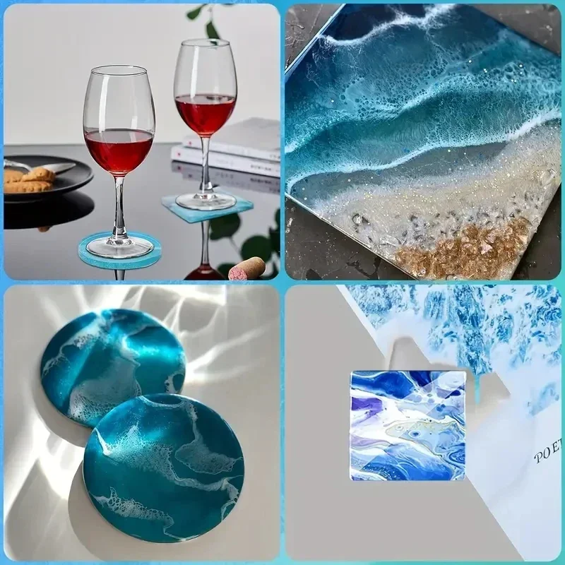 5Pcs/Set DlY Epoxy Resin Cup C - Silicone Epoxy Resin Molds Set ulasan dan harga