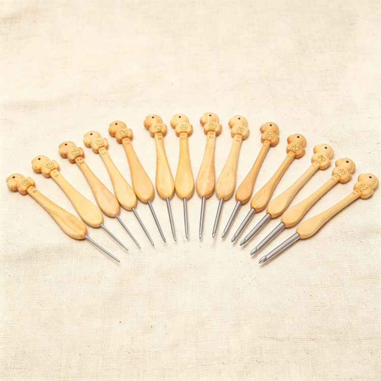 Lucky Horse Wooden Crochet Hoo - Wooden Crochet Hooks Ergonomic Handle ulasan dan harga