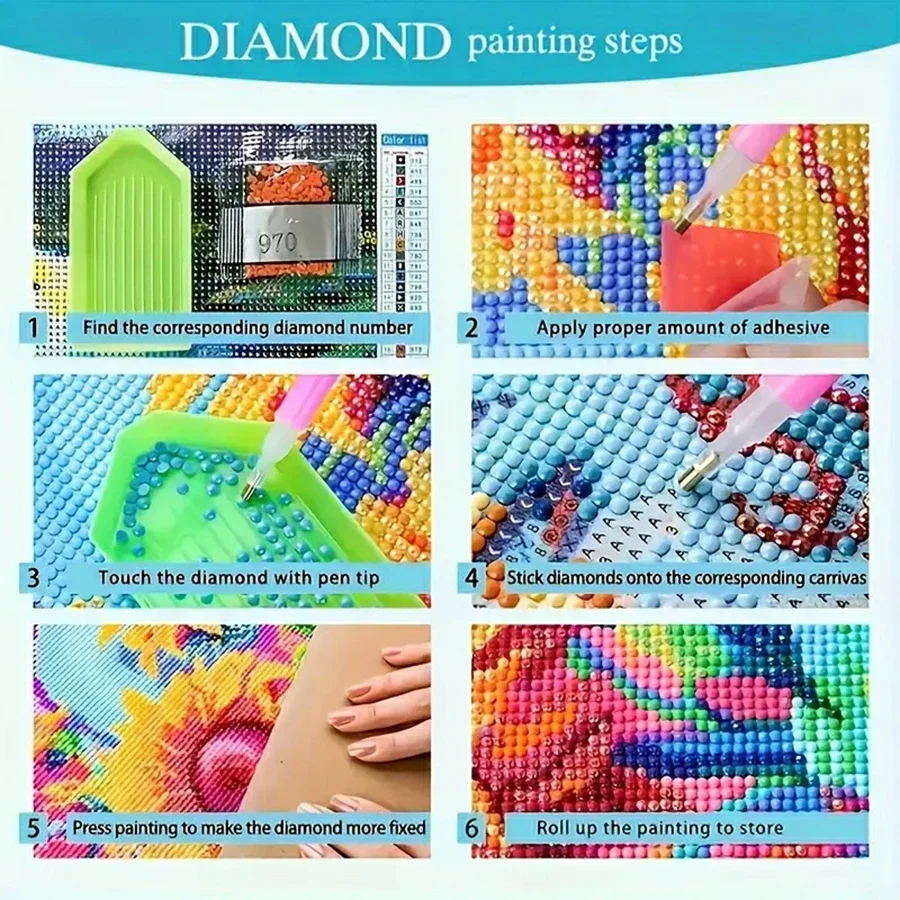 Cartoon Happy Old Couple 5D Fu - 5D Diamond Painting Kit Full Drill ulasan dan harga