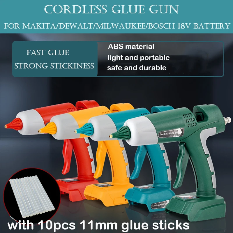 100W Cordless Hot Melt Glue Gu - Hot Melt Glue Gun Cordless ulasan dan harga