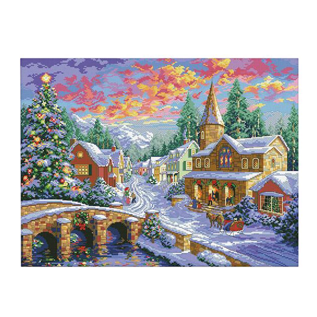 DIY Needlework Craft Stamped C - Cross Stitch Stamped Kits Beginners ulasan dan harga