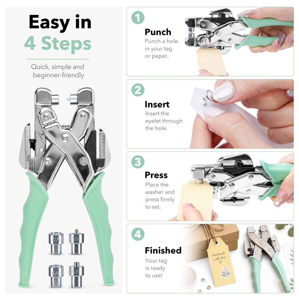Grommet Tool Kit Handheld Hole - Sewing ulasan dan harga