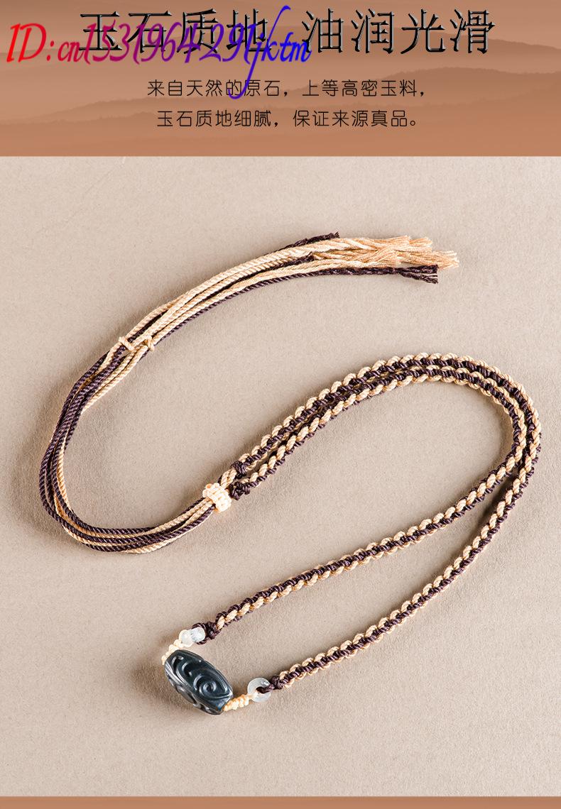 Hetian Jade Carve Bead Pendant - Beading ulasan dan harga