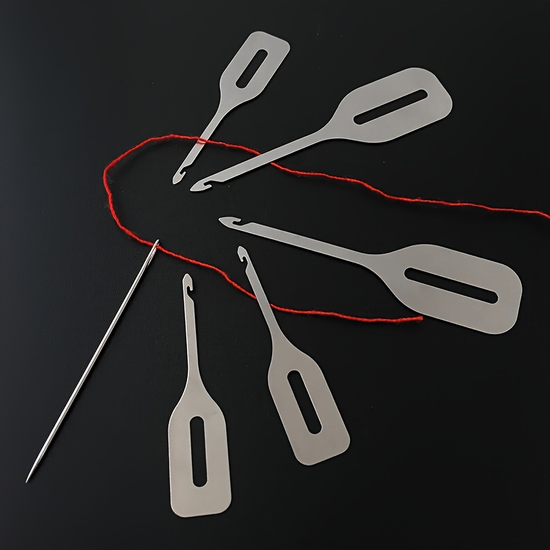 4pcs Stainless Steel Threader  - Cotton Embroidery Thread Skeins ulasan dan harga