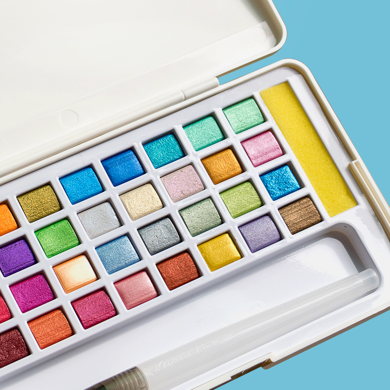Solid Watercolor Paint Set Gli - Watercolor Paint Set Solid Pigment ulasan dan harga