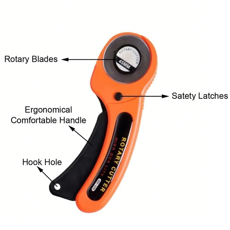 45MM Roller Wheel Knife Cloth  - Rotary Cutter For Fabric 45Mm ulasan dan harga