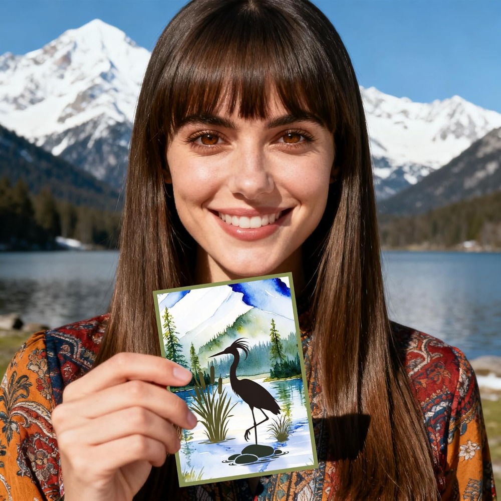 Wetlands Birds Pattern Clear S - Clear Silicone Stamps For Card Making ulasan dan harga