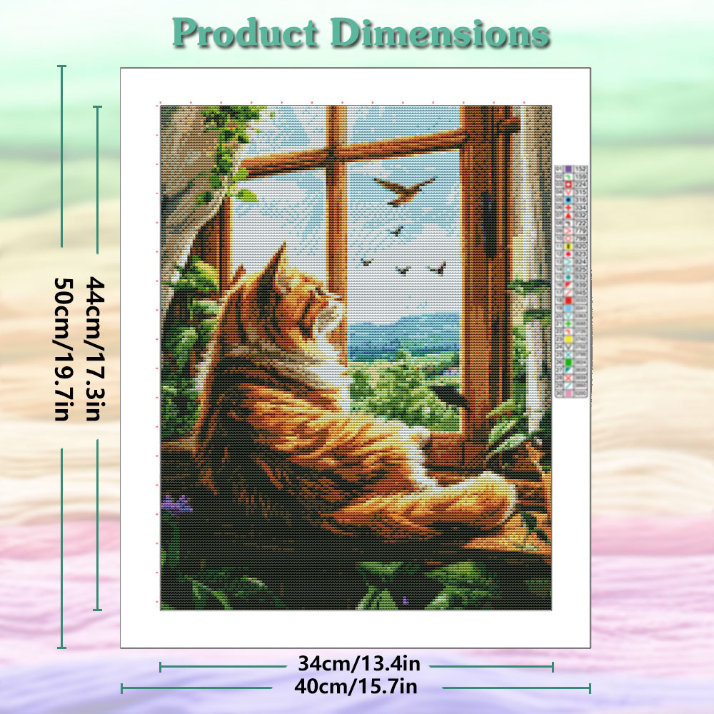 DIY Cross Stitch Kit for Begin - Cross Stitch Stamped Kits Beginners ulasan dan harga