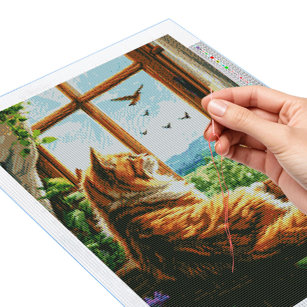 DIY Cross Stitch Kit for Begin - Cross Stitch Stamped Kits Beginners ulasan dan harga