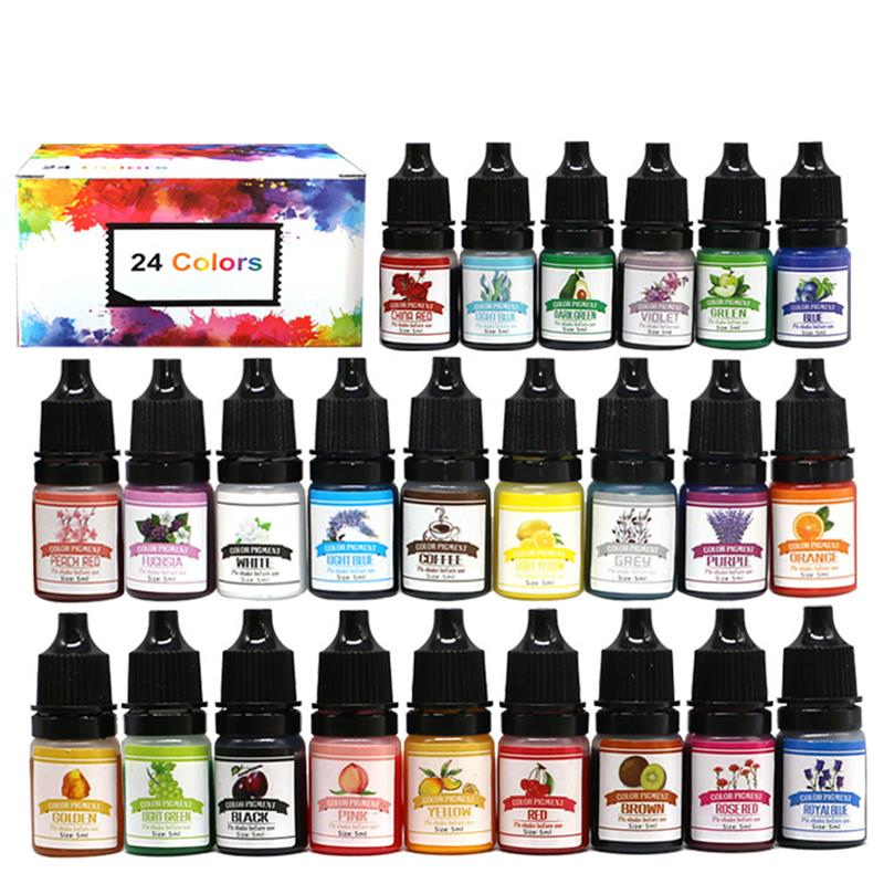 Epoxy Resin Pigments Kit DIY C - Silicone Epoxy Resin Molds Set ulasan dan harga