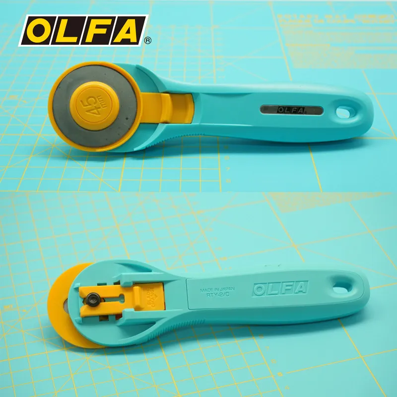 Olfa RTY-2/C 45mm Rotary Pinkl - Rotary Cutter For Fabric 45Mm ulasan dan harga