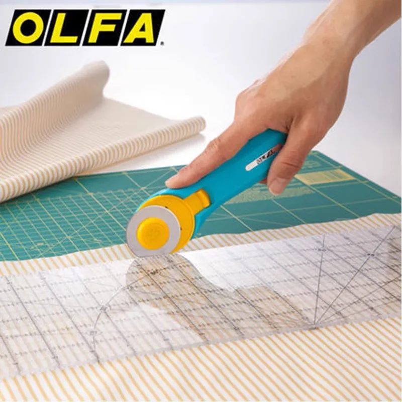 Olfa RTY-2/C 45mm Rotary Pinkl - Rotary Cutter For Fabric 45Mm ulasan dan harga
