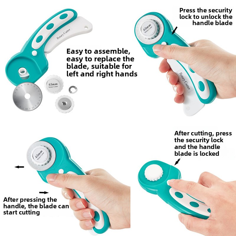 Rotary Cutter 45mm Fabric Cutt - Rotary Cutter For Fabric 45Mm ulasan dan harga