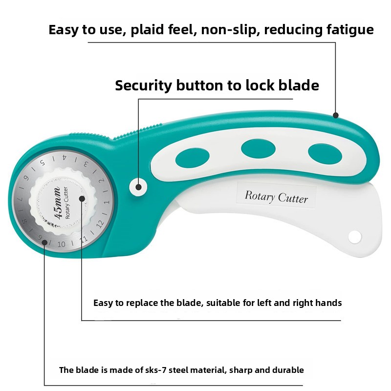 Rotary Cutter 45mm Fabric Cutt - Rotary Cutter For Fabric 45Mm ulasan dan harga