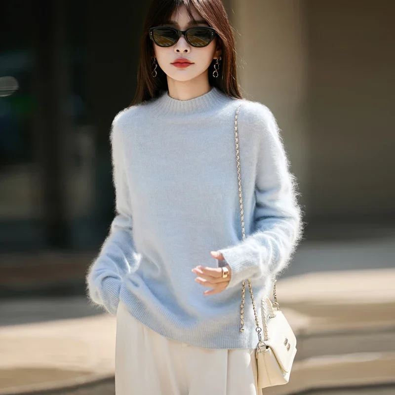 100% Wool Women's Fluffy High  - Embroidery ulasan dan harga