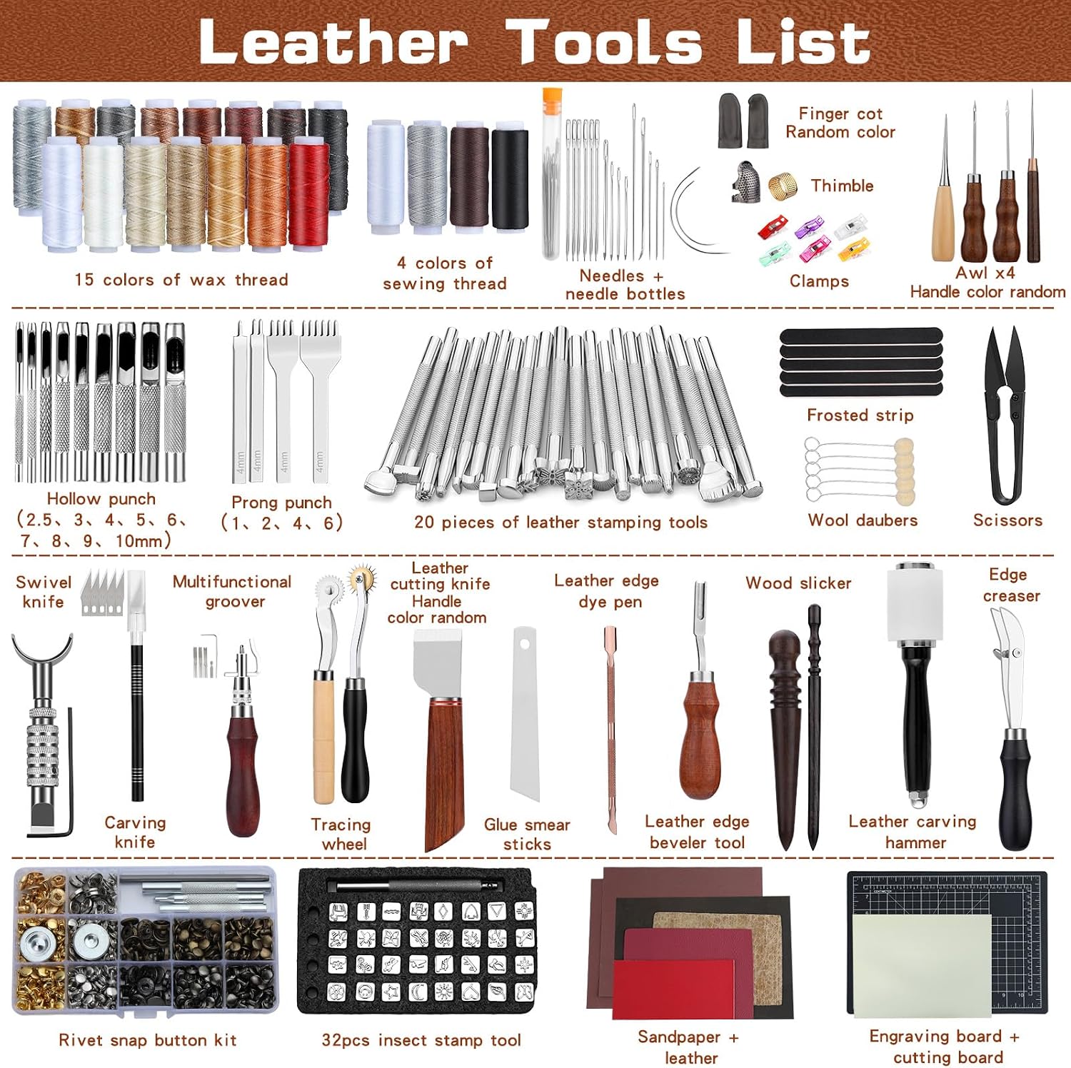 Leather Tooling Kit Leather Cr - Craft Tools ulasan dan harga