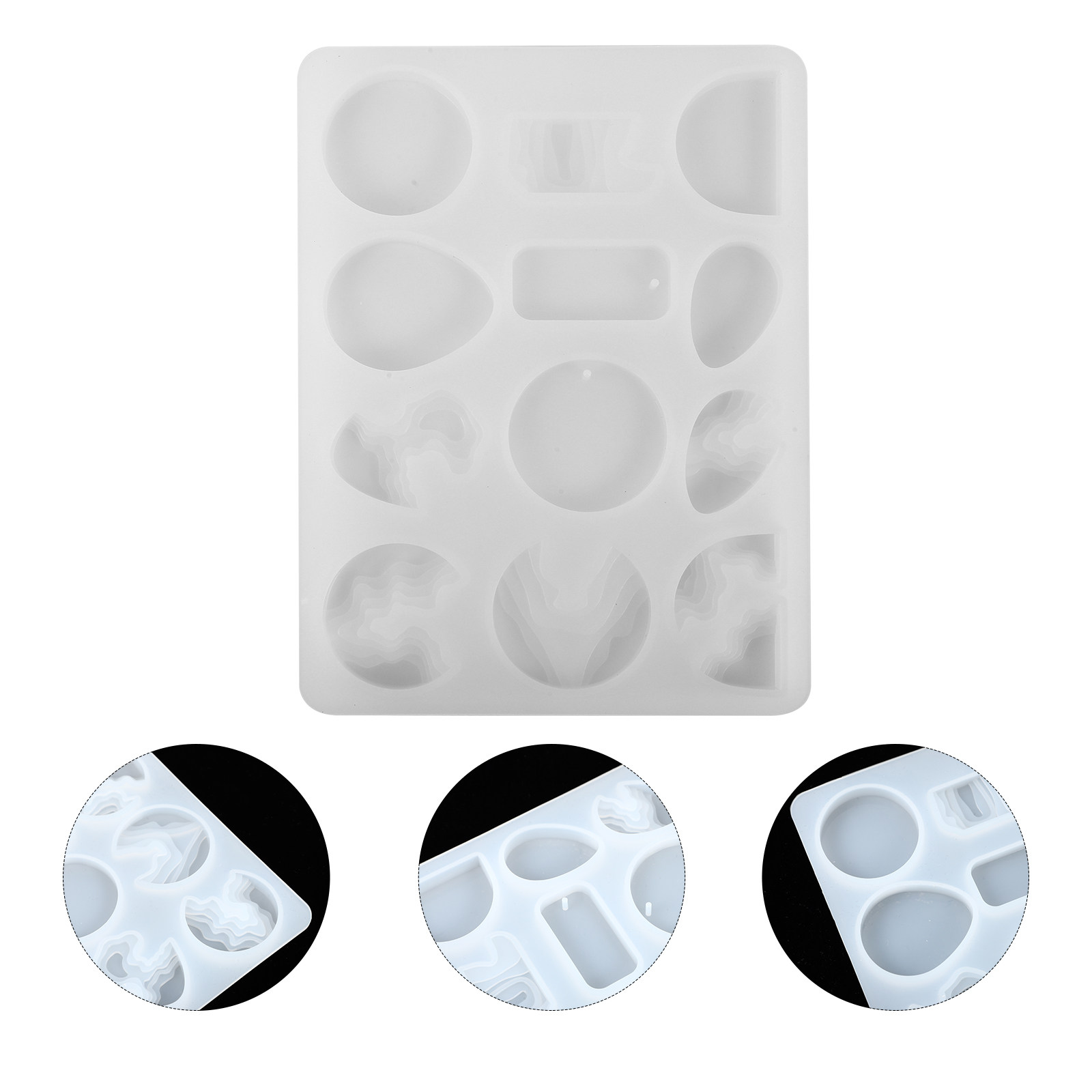 DIY Pendant Epoxy Mold Silicon - Silicone Epoxy Resin Molds Set ulasan dan harga