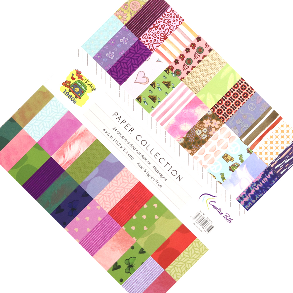 Creative Path 1960s Vintage Fl - Vintage Junk Journal Scrapbooking Paper ulasan dan harga