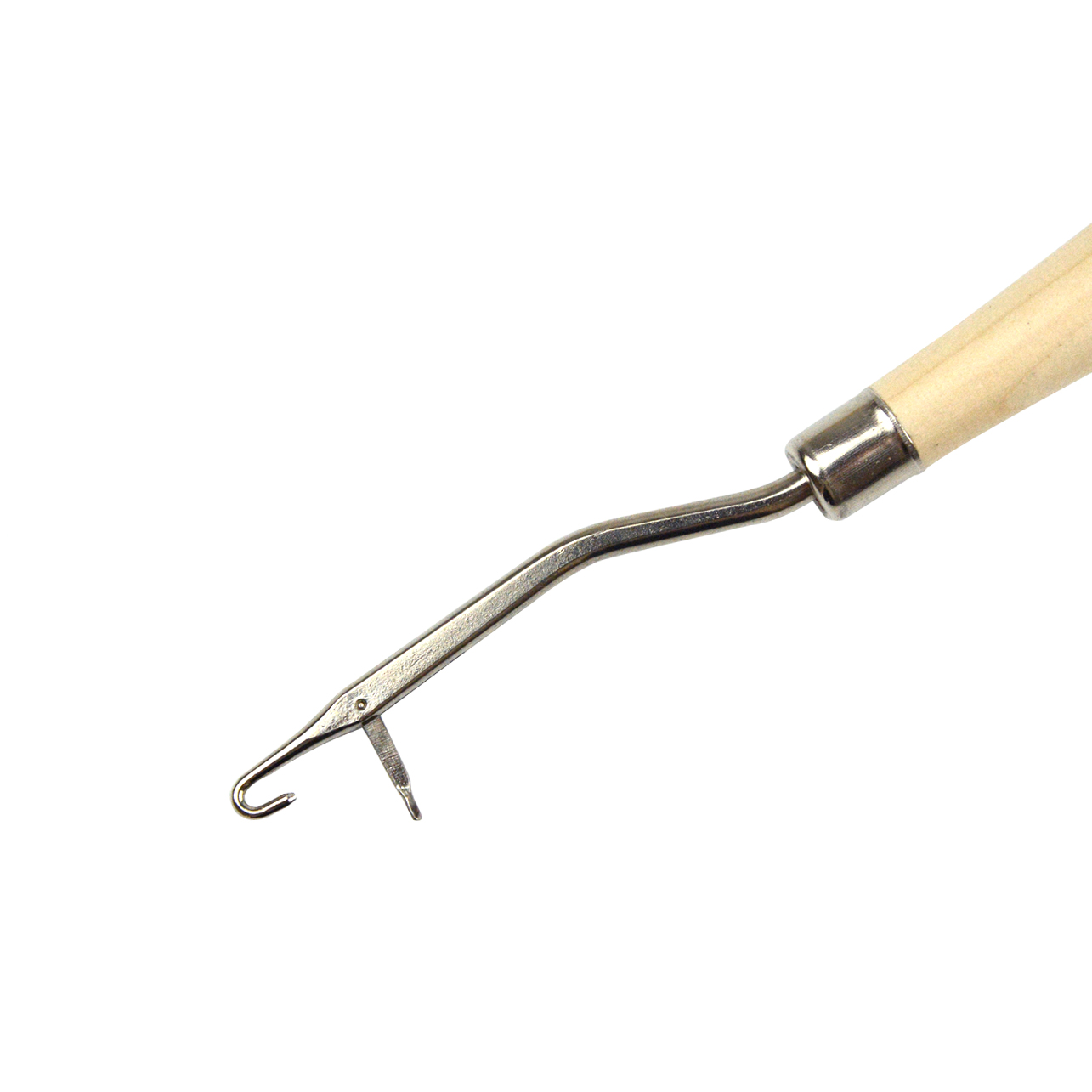 2Pcs Latch Crochet Hook Needle - Wooden Crochet Hooks Ergonomic Handle ulasan dan harga