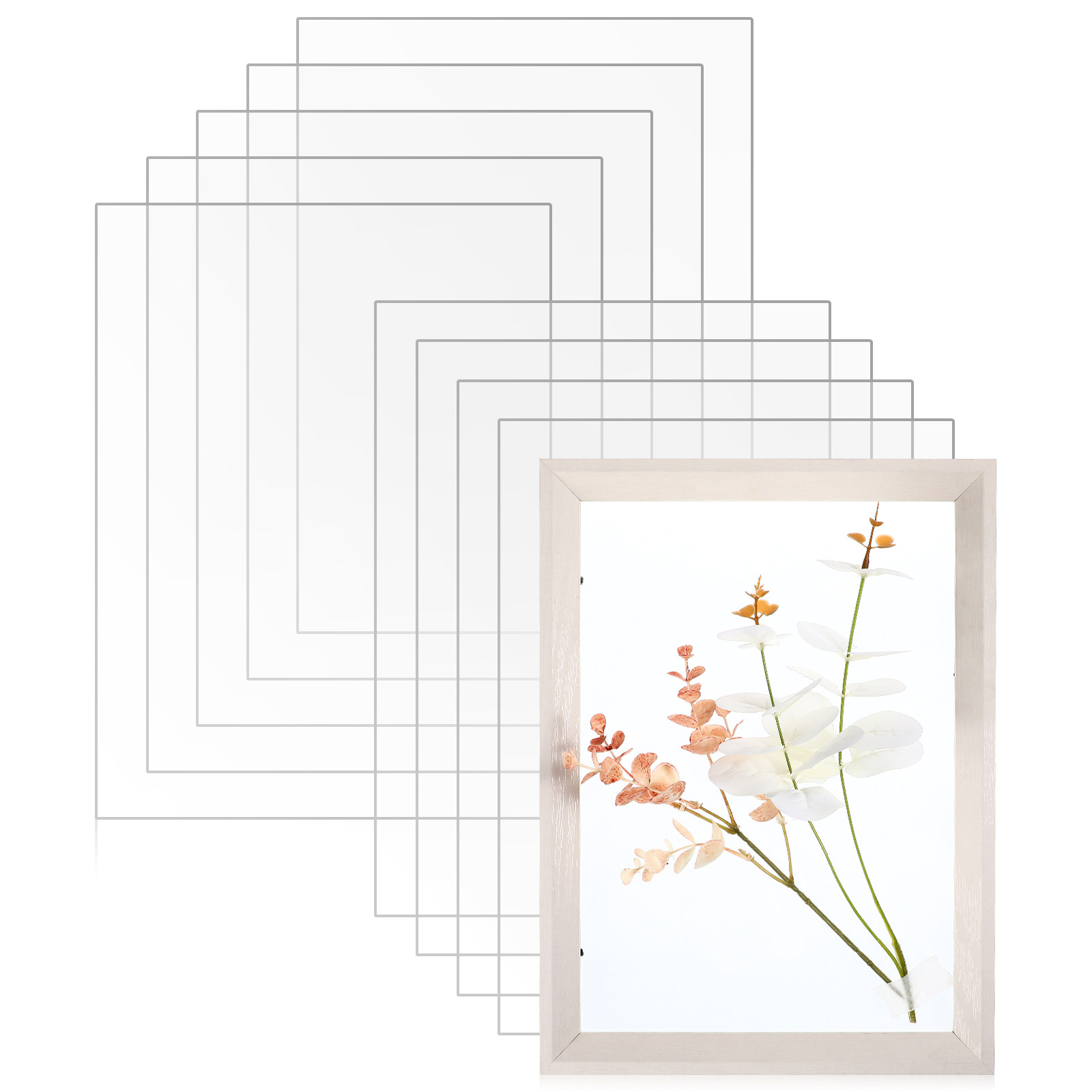 10pcs Clear Plastic Sheets A4  - Painting Supplies ulasan dan harga