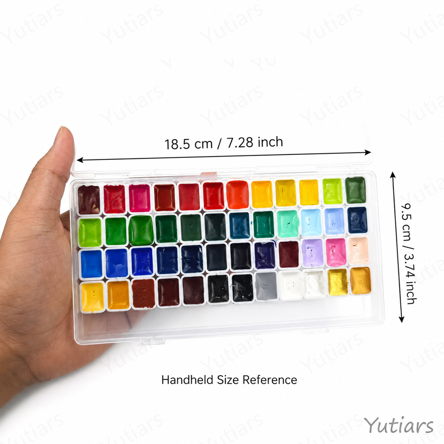 48 Colors Professional Granula - Watercolor Paint Set Solid Pigment ulasan dan harga