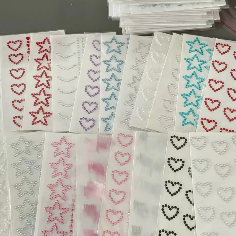Self Adhesive Diamond Star Hea - Scrapbooking ulasan dan harga