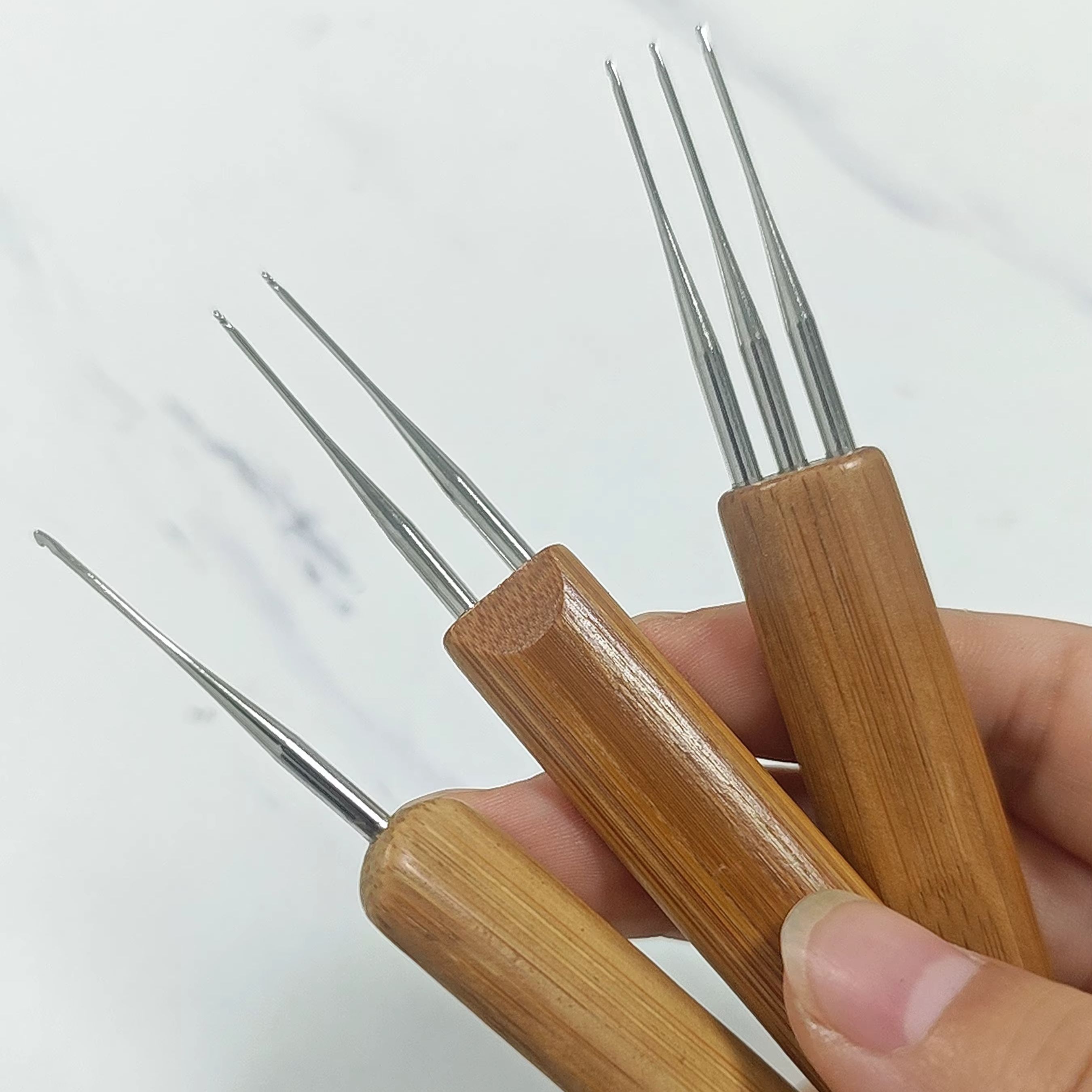 Ergonomic Crochet Hooks with B - Wooden Crochet Hooks Ergonomic Handle ulasan dan harga