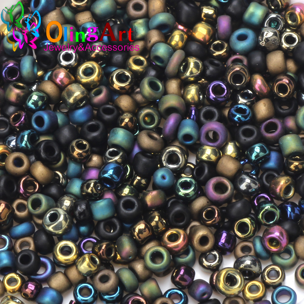 2mm 3mm 4mm Plating Matte Colo - Glass Seed Beads 2Mm Jewelry Making ulasan dan harga