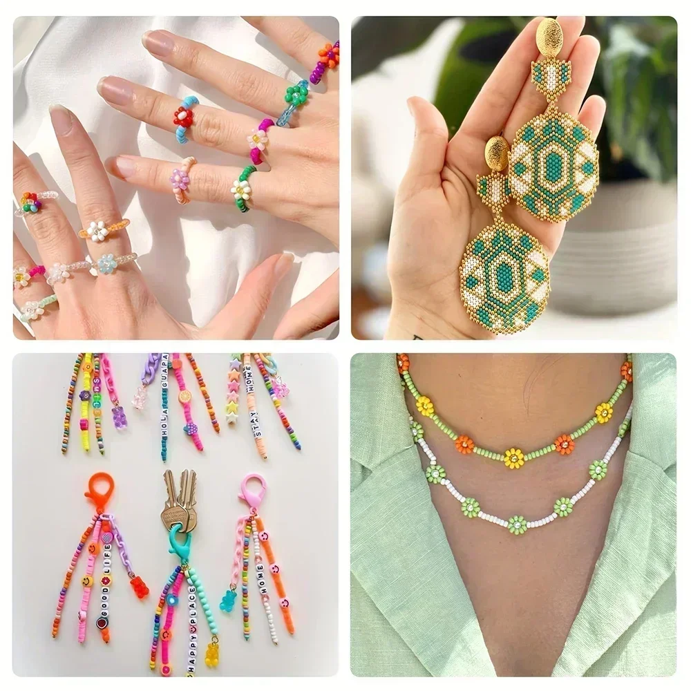 10g Colorful Glass Seed Beads  - Glass Seed Beads 2Mm Jewelry Making ulasan dan harga