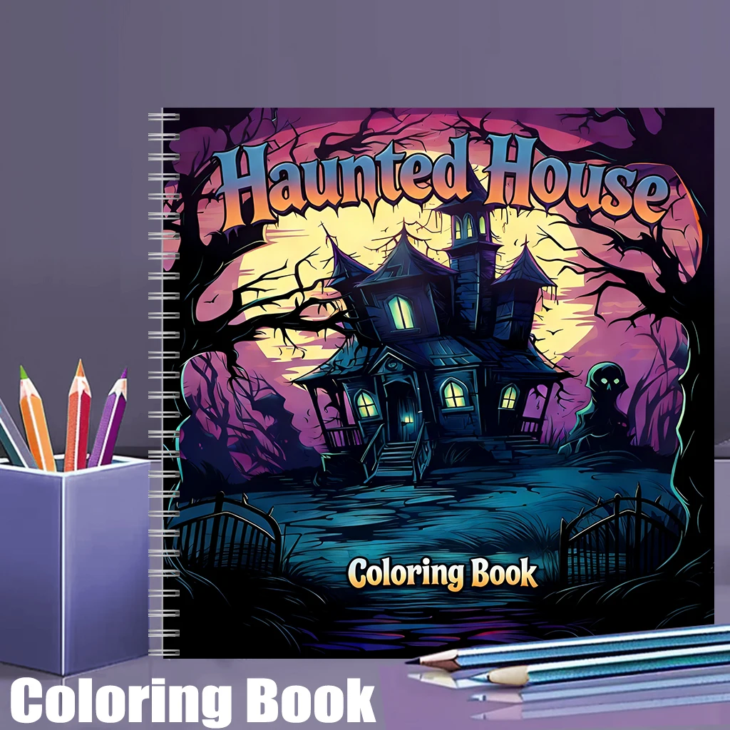 Haunted House Coloring Book fo - Painting Supplies ulasan dan harga